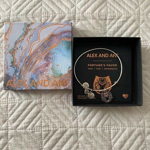 ALEX AND ANI LOVE AND LUCK BANGLE